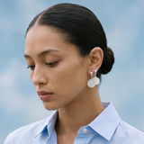 Cosima Silver Sun/Moon Earrings