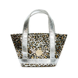 Micro Cosima Tote Leopard/Silver