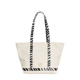Classic Cosima Canvas Tote Off White/Zebra