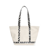 Classic Cosima Canvas Tote Off White/Zebra