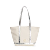 Classic Cosima Canvas Tote Off White/Silver