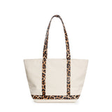 Classic Cosima Canvas Tote Off White/Leopard