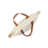 Classic Cosima Canvas Tote Off White/Tobacco