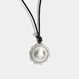 Cosima Silver Sunburst Necklace