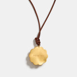 Cosima Tiger's Eye Sunburst Necklace