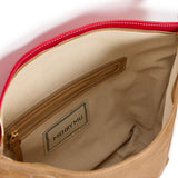 Cosima Pouch Latte/Rouge