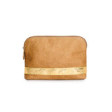 Cosima Carryall Clutch Latte/Gold