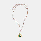 Cosima Malachite Sunburst Necklace