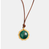 Cosima Malachite Sunburst Necklace