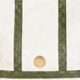 Classic Cosima Tote Off White / Emerald