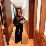 Micro Cosima Tote Metallic Leopard