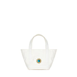 Micro Cosima Sunburst Tote White