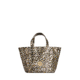 Mini Cosima Tote Metallic Leopard