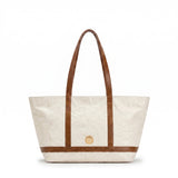 Maxi Cosima Tote Off White / Tobacco