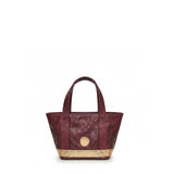 Micro Cosima Tote Wine / Gold