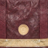 Micro Cosima Tote Wine / Gold