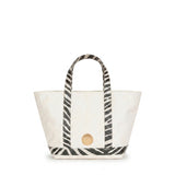 Mini Cosima Tote Off White / Zebra