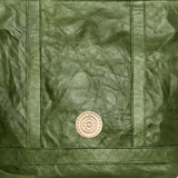 Classic Cosima Tote Emerald coin detail