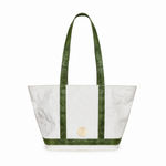 Classic Cosima Tote Off White / Emerald