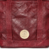 Mini Cosima Tote Cherry coin detail