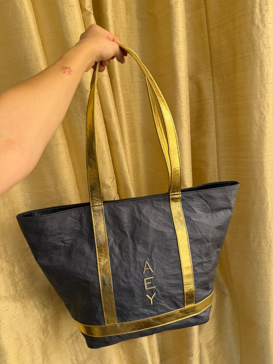 Classic Cosima Tote Smoke/Gold