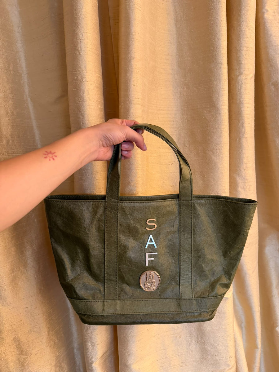Mini Cosima Tote Chartreuse