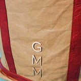 Classic Cosima Tote Latte/Rouge with Short Handles