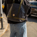 Classic Cosima Tote Smoke / Chartreuse