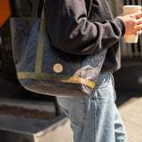 Classic Cosima Tote Smoke / Chartreuse