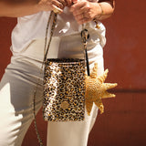 Cosima Crossbody Metallic Leopard